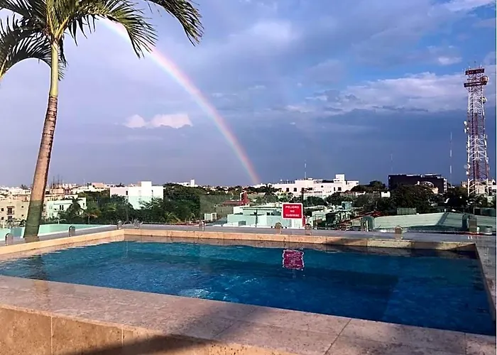 Palmarena & Residences - Long Comfort With Parking, Sauna, Gym & Pool - Steps From 5th Avenue Hotel Playa del Carmen