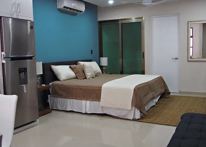 Palmarena & Residences - Long Comfort With Parking, Sauna, Gym & Pool - Steps From 5th Avenue Hotel Playa del Carmen
